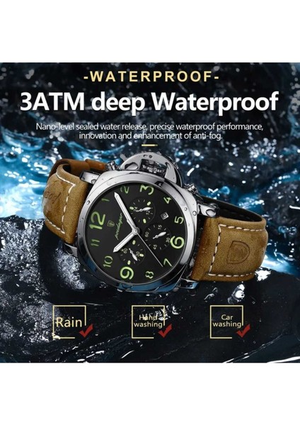 859 Deri Kahverengi Kordon Klasik Erkek Kol Saati fırsatları