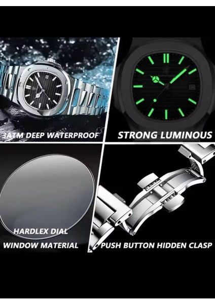 Lüks Klasik Tasarım Pa&tekss Model Erkek Kol SAATI788 fırsatları