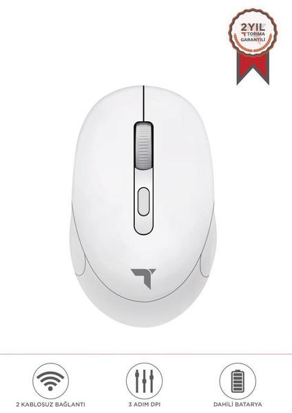 Tm-17 Beyaz Çift Modlu Sessiz Kablosuz Mouse Fare fiyatları