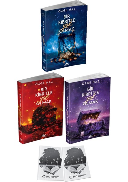 Bir Kibritle Yok Olmak 1, Bir Kibritle Yok Olmak 2 ve Bir Kibritle Yok Olmak 3 Karton Kapak + Hediyeli