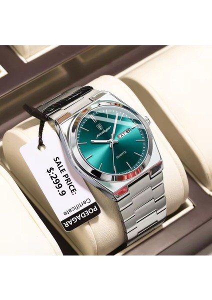 Yeni Model Premium Su Geçirmez Çelik Şık Kol Saati