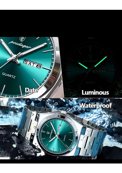 Yeni Model Premium Su Geçirmez Çelik Şık Kol Saati indirimleri