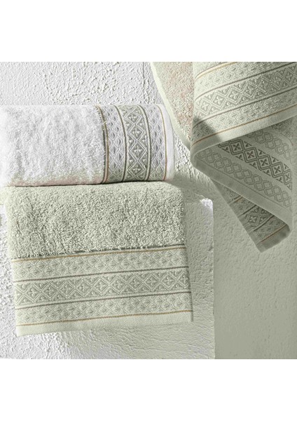 Yeni Sezon Pure Cotton Pamuk Hamam Seti Ethna ( Ekru - Taş ) fiyatları