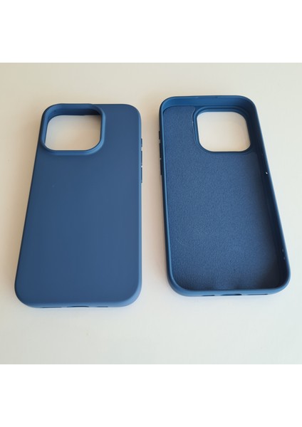 İphone 15 ProMax İle Uyumlu İçi Kadife Esnek Silikon Lansman Kılıf modelleri