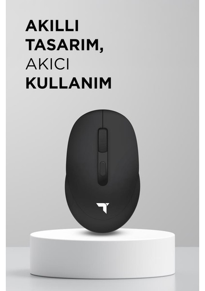 Tm-17 Siyah Çift Modlu Sessiz Kablosuz Mouse Fare modelleri