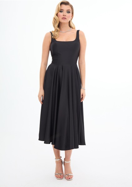 Elbıse Mıdı Sırtı Acık