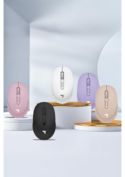 Tm-17 Pembe Çift Modlu Sessiz Kablosuz Mouse Fare fırsatları