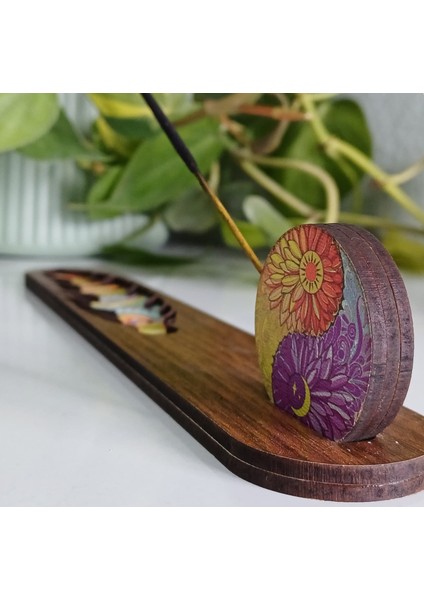 Ying Yang Güneş ve Ay Ahşap Tütsülük fiyatları