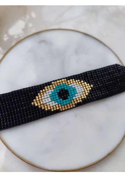 Dev Göz Miyuki Boncuklu Manşet Bileklik modelleri