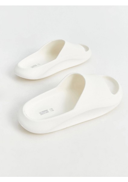 Lcw Steps Beyaz Tek Bantlı Kadın Terlik fırsatları