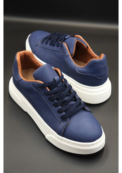 Erkek Lacivert Sneaker Ayakkabı | Hafif Taban, Şehir Stili, Günlük Rahat Kullanım fiyatları