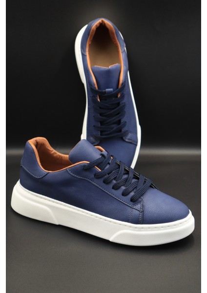 Erkek Lacivert Sneaker Ayakkabı | Hafif Taban, Şehir Stili, Günlük Rahat Kullanım modelleri