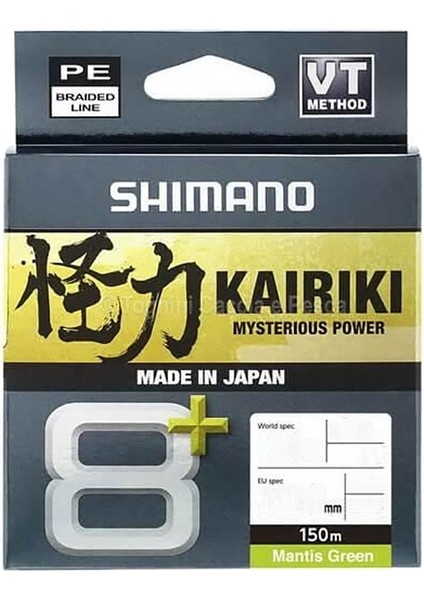 24 Kairiki 8+ Plus 150M Mantis Green Örgü Misina