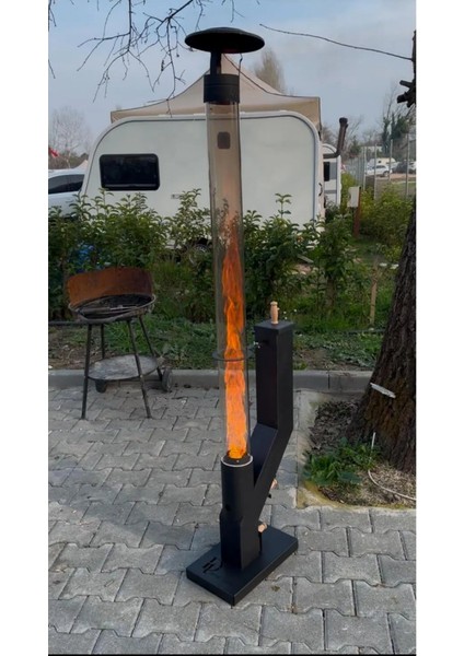 Pelet Soba Kasasız Roket Pelet Sobası Bahçe Şöminesi fiyatları