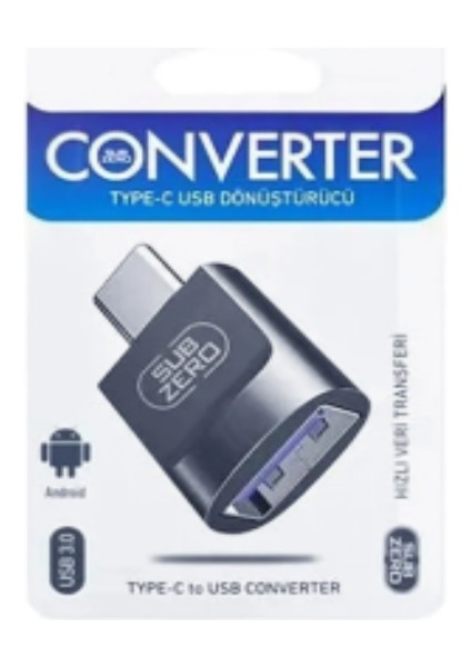 CNR30 Type-C To USB Cevırıcı 3.0 6A