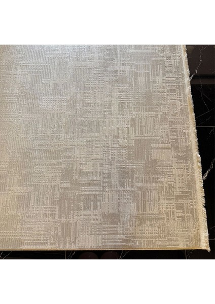 Galista 201 Gri Modern Yün Tuşeli Akrilik Halı