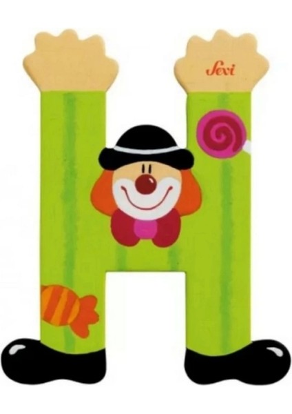 Nessiworld Palyanço Ahşap Harf H