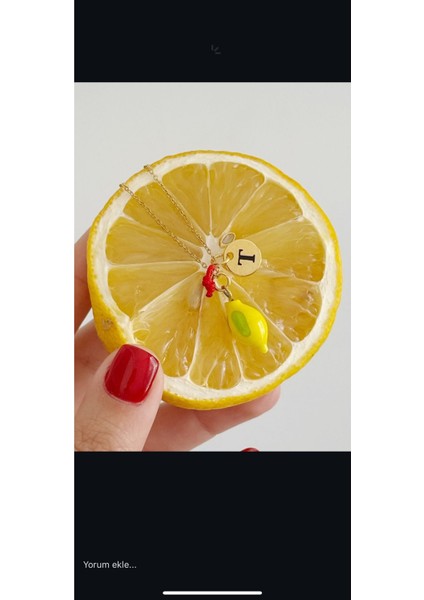 Murano Tasarım Limon Kolye fiyatları