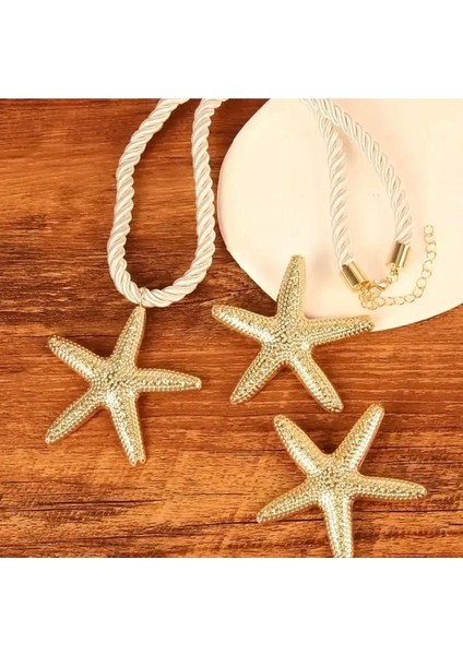Plaj Stili Deniz Yıldızı Bohem Kolye ve Küpe fırsatları
