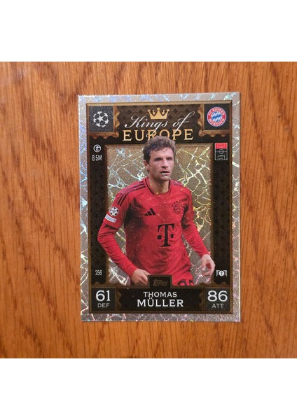 King Of Europe Thomas Müller Oyun Kartı