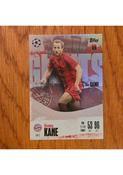 Man Of Game Harry Kane Oyun Kartı