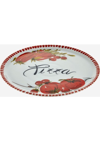 Beyaz Seramik Pizza Tabağı 33 cm fiyatları