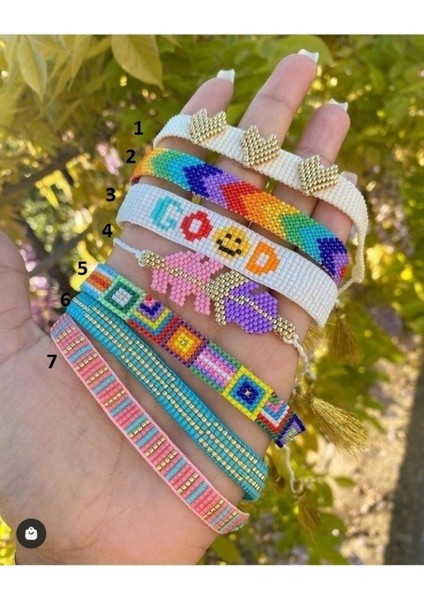 Renkli Miyuki Set (5 Numaralı) Bileklik