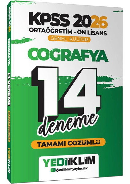 2026 Kpss Ortaöğretim Ön Lisans Tüm Dersler Tamamı Çözümlü 14 Deneme-Çözümlü 3 Deneme Hediye fiyatları