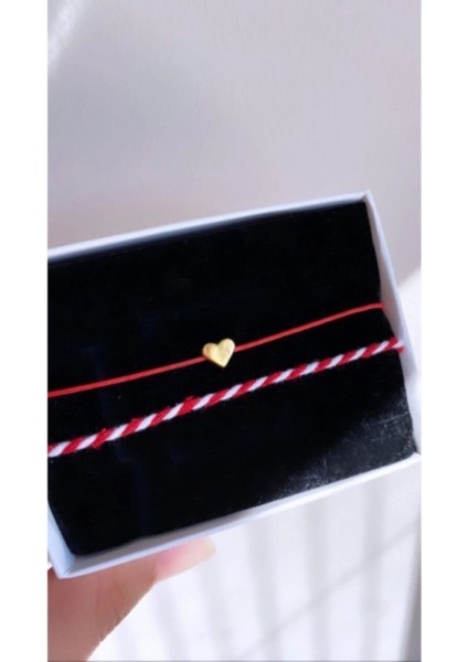 Kadın Kalpli ve Marteniçka Bileklik Seti