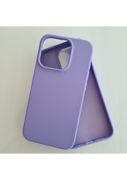 İphone 15 ProMax İle Uyumlu İçi Kadife Esnek Silikon Lansman Kılıf