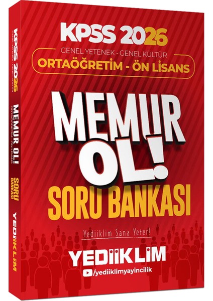 2026 Kpss Ortaöğretim Ön Lisans Gygk Memur Ol Konu Anlatımı-Memur Ol Soru Bankası-Çözümlü 3 Deneme modelleri