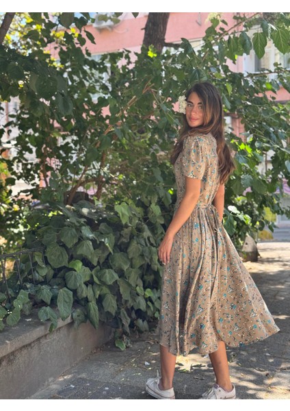 Tasarım Matilda Uzun Elbise Kadın Çok Renkli indirimleri