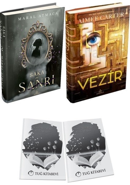 Vezir Ciltli ve Saka ve Sanrı 2 Ciltli Maral Atmaca 2li Set + Hediyeli