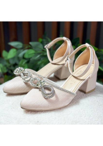 Taş Fiyonklu Bilek Bağlamalı Topuklu Ayakkabı M1118 modelleri