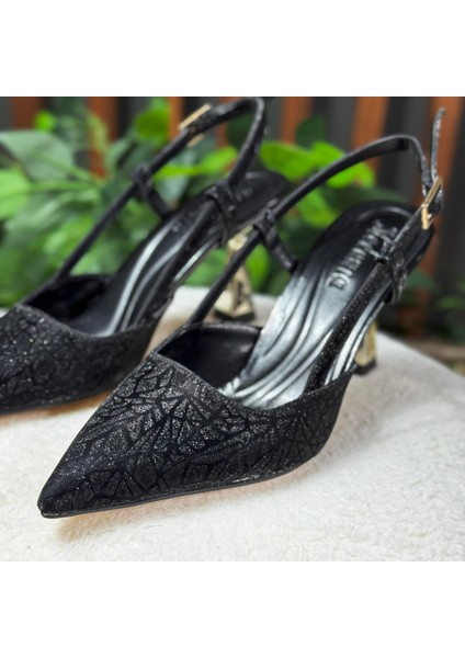 Parlak Işıltılı Özel Gün Topuklu Ayakkabı M1113 fiyatları