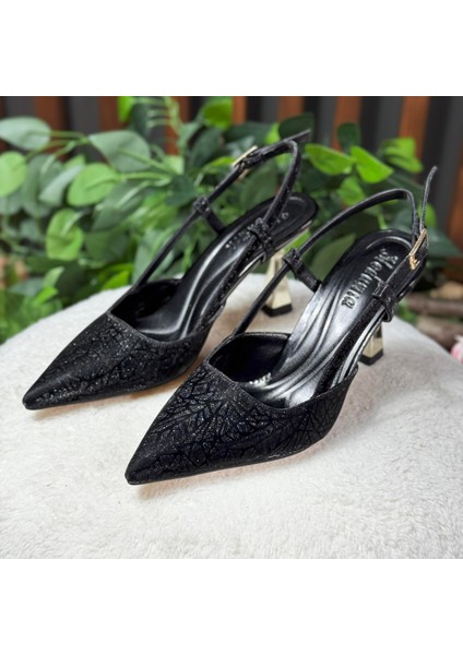 Parlak Işıltılı Özel Gün Topuklu Ayakkabı M1113 modelleri