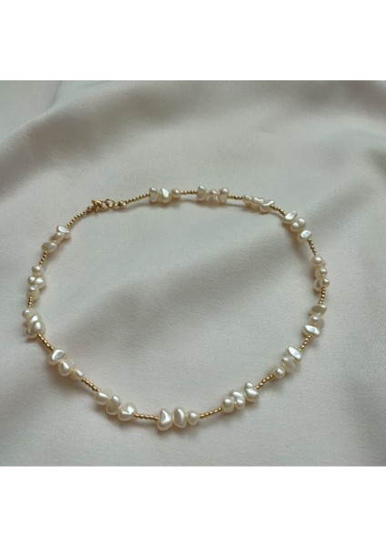 Gold Yamuk Inci Choker