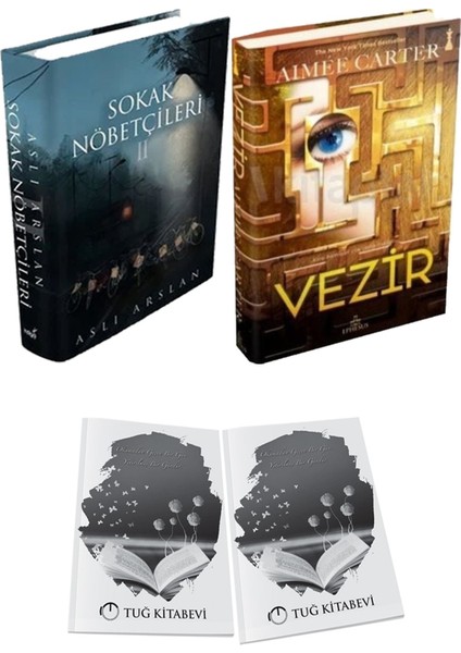 Vezir Ciltli ve Sokak Nöbetçileri 2 Ciltli Aslı Arslan 2li Set + Hediyeli