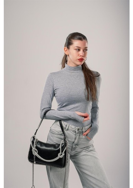 Siyah Kadın Omuz Çantası Ccs London 17810 modelleri