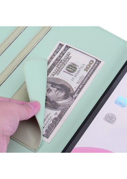 Samsung Galaxy Tab A9 Kedi Derisi Dokulu Litchi Deri Tablet Kılıfı (Yurt Dışından) fiyatları