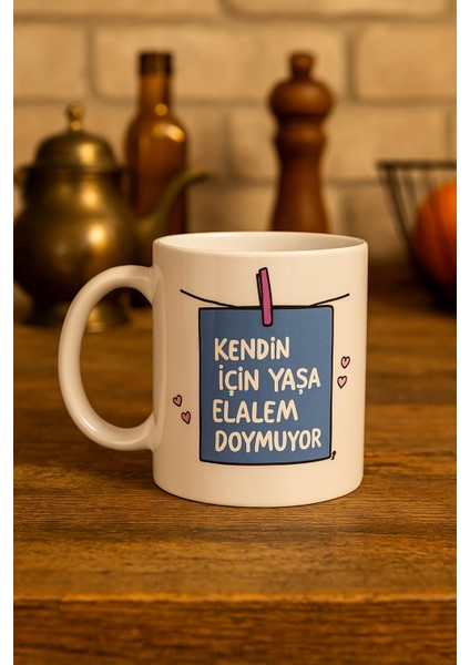 3 Lü Paket Motivasyon Yazı Baskı Porselen Kupa Bardak modelleri