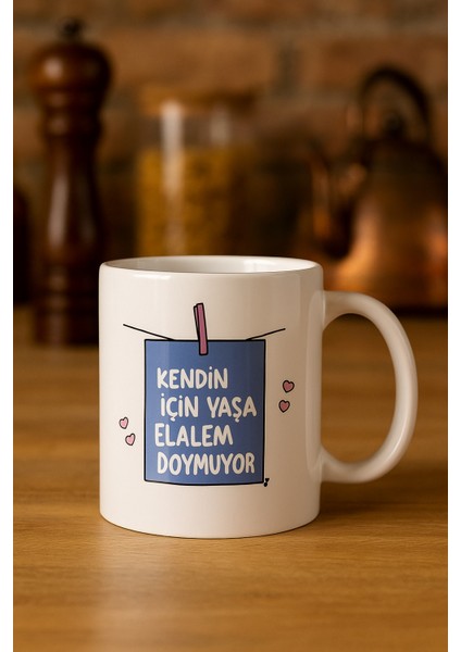 3 Lü Paket Motivasyon Yazı Baskı Porselen Kupa Bardak fırsatları