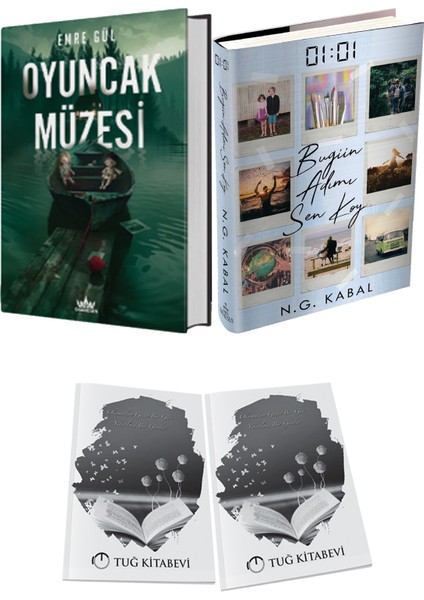 01:01 Bugün Adımı Sen Koy Ciltli ve Guardian Oyuncak Müzesi Ciltli Emre Gül 2li Set + Hediyeli