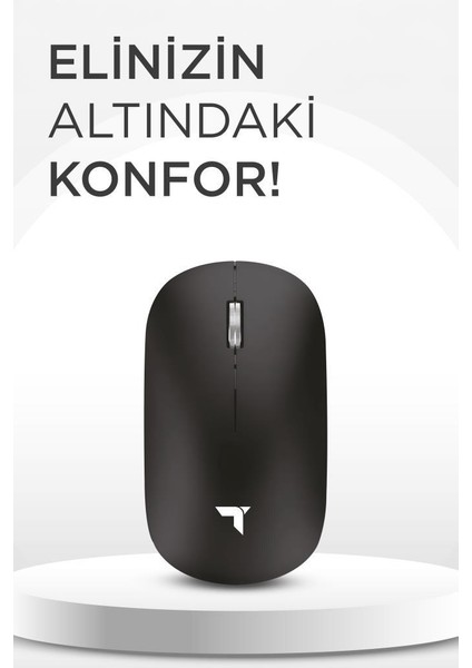 Tm-19 Siyah Çift Modlu Sessiz Kablosuz Mouse Fare fırsatları