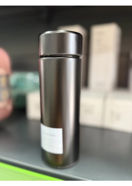 Paslanmaz Çelik Termos Su Şişesi 350ML Vakumlu Kapak Siyah Ithal Ürün fırsatları