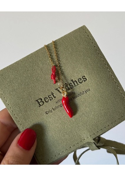 Altın Kaplama Corno Şans Kolyesi | Italya Tılsımı fiyatları