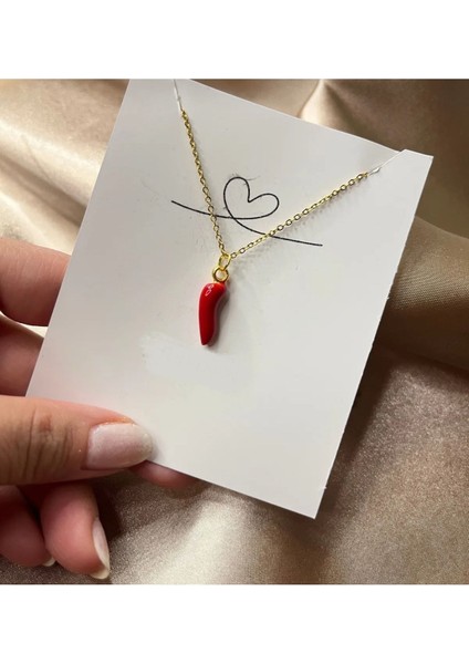 Altın Kaplama Corno Şans Kolyesi | Italya Tılsımı fırsatları