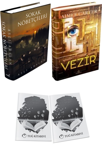 Vezir Ciltli ve Sokak Nöbetçileri 3 Ciltli Aslı Arslan 2li Set + Hediyeli