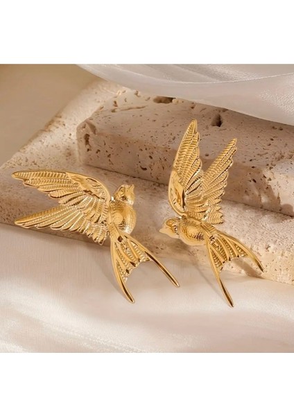 Çelik Waterproof Barış Güvercini Tasarımlı Küpe fiyatları