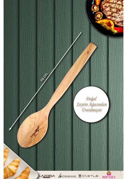 Zeytin Ağacı Ahşap Tahta Kaşık Seti 2 Parça fiyatları